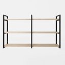 Ver imagem 7 de Prateleira Decorativa Elegante Organizadora Estilo Industrial Parede Sala Quarto Cozinha Marrom