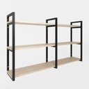 Ver imagem 6 de Prateleira Decorativa Elegante Organizadora Estilo Industrial Parede Sala Quarto Cozinha Marrom