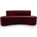 Ver imagem 4 de Sofá 03 Lugares 210cm Mônaco Veludo Marsala - Nexta Casa