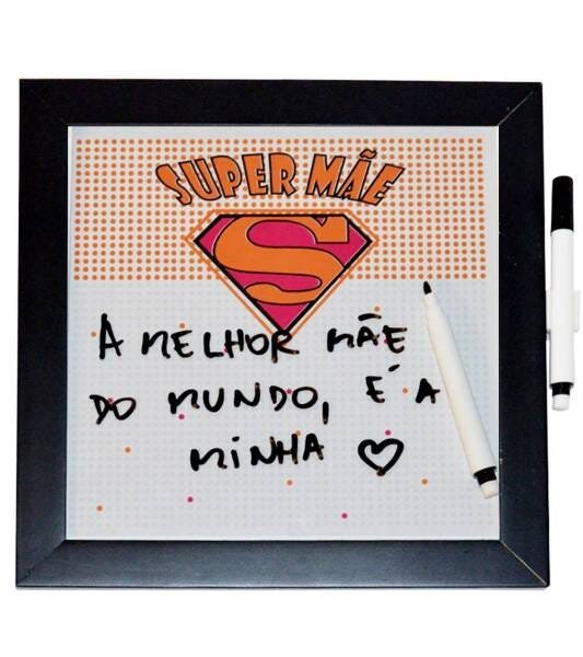 Quadro Lousa Super Mãe Galeria Gift - 1