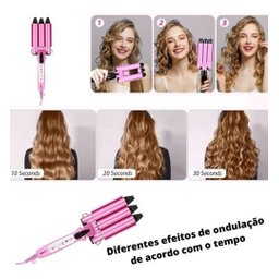 Modelador de Cachos Triondas Ondulador 25mm Bivolt Cacheador - 5