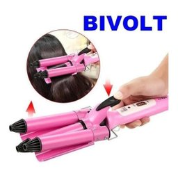 Modelador de Cachos Triondas Ondulador 25mm Bivolt Cacheador - 6