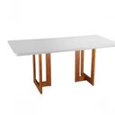 Ver imagem 2 de Sala de Jantar Madeira Vidro 8 Cad 2,20x1,10m Altiva Solare