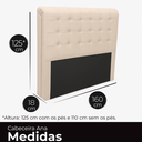 Ver imagem 3 de Cabeceira Casal Queen de Cama Box Estofada Ana 160 Cm Veludo
