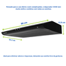 Depurador de Ar Exaustor 80 Cm para Cozinha Preto Bivolt - 4