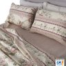 Jogo de Cama Lençol 4 Peças Casal Com Elástico Estampado 138x188x30cm BF Colchões - 3
