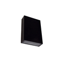 Ver imagem 1 de Kit 12 Arandela 2 Fachos Uso Externo Interno Led 4w Preto - Bco Quente