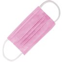 Ver imagem 1 de Máscara de Tnt Tripla com Elástico Rosa com 50 Unidades - Mtt0008 - Miralupa