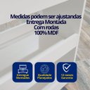 Ver mais imagens de Mini Despensa 3 Portas Branca 100% Mdf – Entregue Montada, Ideal para Cozinha | Pôr Design & Móveis