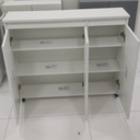 Ver imagem 2 de Mini Despensa 3 Portas Branca 100% Mdf – Entregue Montada, Ideal para Cozinha | Pôr Design & Móveis