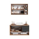 Ver imagem 6 de Gabinete de Banheiro 90cm com Espelheira e Cuba Artemis BA307/EP400 Yescasa