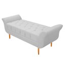Ver imagem 1 de Recamier Estofado Ari 195cm King Size Corano Branco