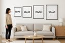Ver imagem 3 de Quadro Decorativo Coração Alado 70x50cm Mold Preta