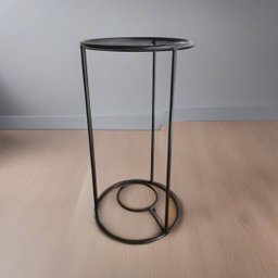 Suporte Torre Redonda para Kokedama (36x16) Preto Jc Jardim - 4