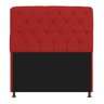 Kit Cabeceira Lady e Recamier Félix 100 cm Solteiro Corano Vermelho - Doce Sonho Móveis - 2