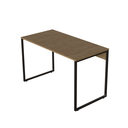Ver imagem 3 de Mesa para Escritório Reta Industrial Cor Teca Grandis
