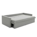 Ver imagem 4 de Sofá sem Caixa Retrátil e Reclinável 1,85m com Molas Kiara Linho Adonai Estofados