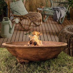 Lenheiro Canela 85cm Lareira Externa Ferro Fundido - 2