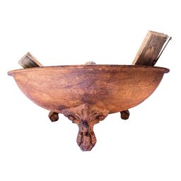 Lenheiro Canela 85cm Lareira Externa Ferro Fundido - 4