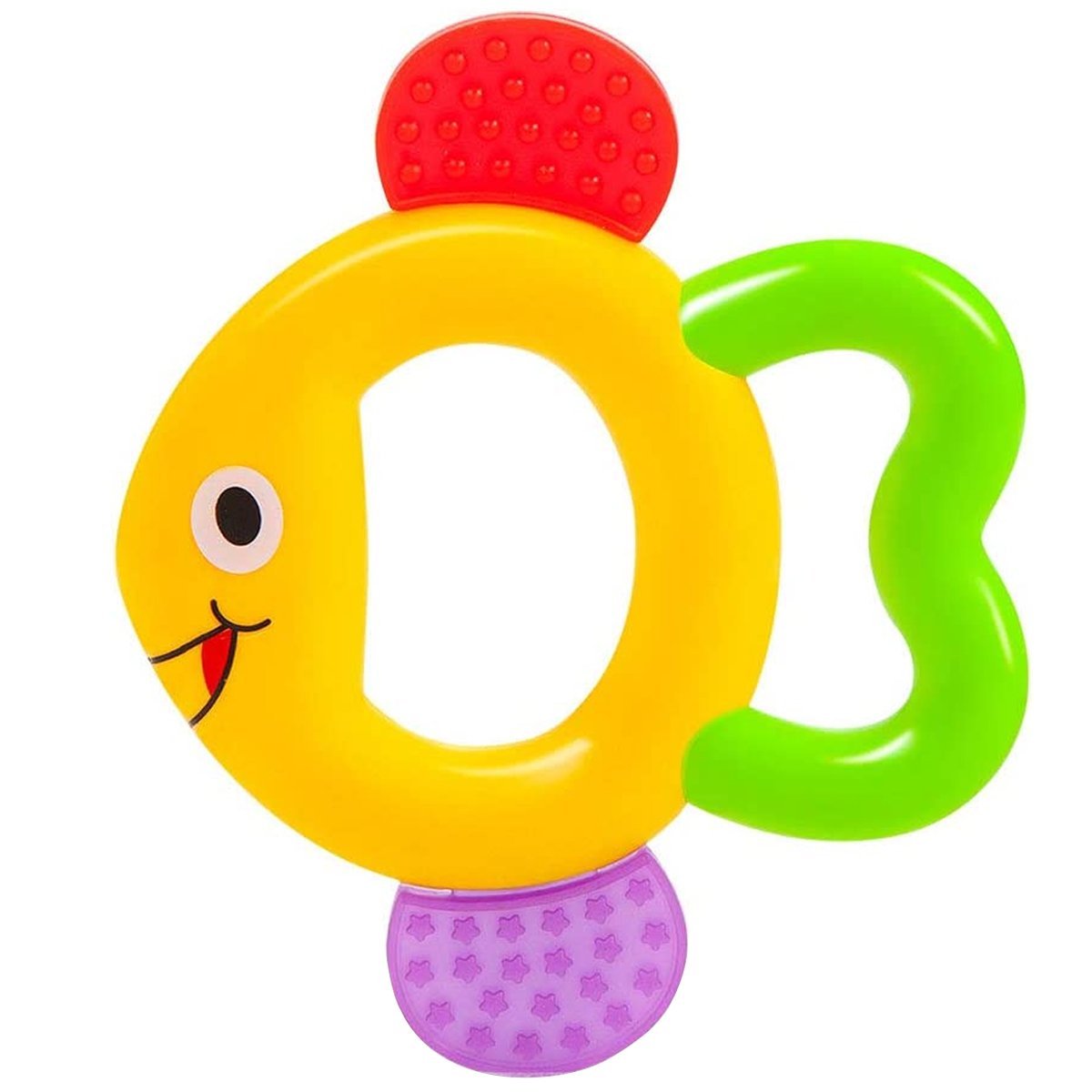 Mordedor Infantil Para Bebê +4 Meses Com Formato Divertido Peixe Lillo ...