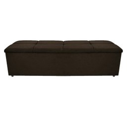 Calçadeira Munique 160cm Queen Size Corano Marrom - 1