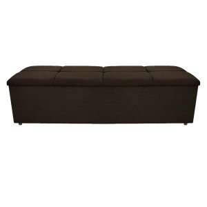 Calçadeira Munique 160cm Queen Size Corano Marrom