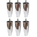 Ver imagem 2 de Kit Pés para Cama Box com 7 Pés Metalizado com 12 Cm de Altura