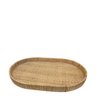 Bandeja De Rattan E Madeira M - 1