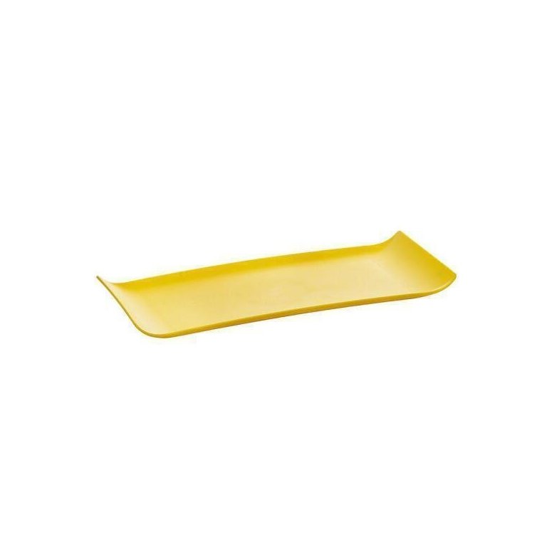 Bandeja Servir Vemplast 15X40 Tropical Polipropileno Amarela