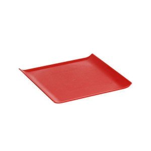 Bandeja Servir VEM 30X30 Tropical Vermelha