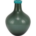 Ver imagem 1 de Cyan Garrafa Decorativo 29x20x20cm Vidro Verde