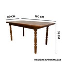 Ver mais imagens de Mesa Fixa de Madeira 160x80 Piratini