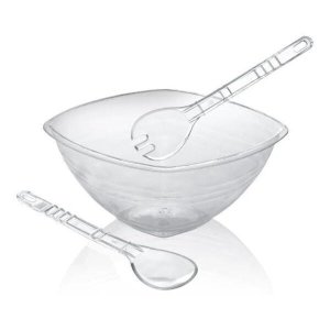 Saladeira Acrílica Com 3 Peças 4500Ml Delta Útil