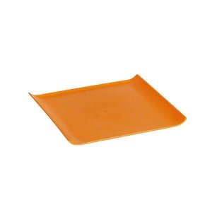 Bandeja Servir VEM 30X30 Tropical Polipropileno Laranja