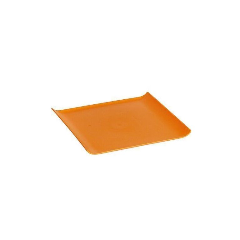 Bandeja Servir VEM 30X30 Tropical Polipropileno Laranja