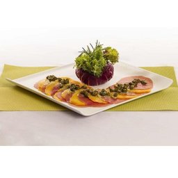 Bandeja Servir VEM 30X30 Tropical Polipropileno Laranja - 2