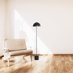 Luminária de Piso Abajur Chão Komaco K Preto - 4