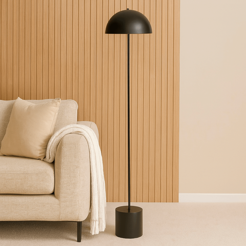 Luminária de Piso Abajur Chão Komaco K Preto