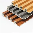 Ver imagem 2 de Painel Ripado de Composto Plastico e Madeira Wpc 160242900 Cor P40 Carvalho Escuro