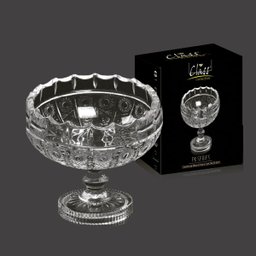 Centro de Mesa Cristal PK com pé 26 cm Class Home - 2