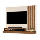 Ver imagem 2 de Painel para Tv Smart Requinte para Tv de 55 Polegadas Off White / Freijó