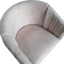 Ver imagem 5 de kit 05 Poltrona Julia Decoração Salão Cadeira Escritório Recepção Estar Amamentação Suede