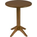 Ver imagem 1 de Mesa de Madeira Tramontina London Redonda em Tauari Amendoa 2 Lugares 60 Cm