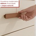 Ver imagem 6 de Cômoda Madri 4 Gavetas 2 Portas MDF Cinamomo Arenas Tudo de Móveis 114cm