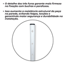 Ver imagem 7 de 10 Fixadores Multiuso Suporte de Parede Bike Escada Cadeira Formato Gancho Estilo Moderno Branco