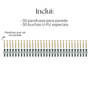 Ver imagem 4 de 10 Fixadores Multiuso Suporte de Parede Bike Escada Cadeira Formato Gancho Estilo Moderno Branco