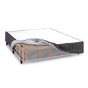 Ver imagem 3 de Base Box Desmontável Queen 158x198x28cm Cinza/Chumbo