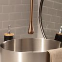 Ver imagem 6 de Torneira de Teto Misturador Monocomando para Banheiro Tarumã Pingoo.casa - Dourado Rose