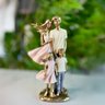 Escultura Família Pais com Casal de Filhos - 4