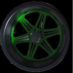 Carretilha Grande 26 Cm Para Pipa - Verde - 3